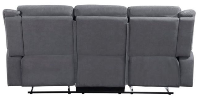 Homelegance® Dean Gray Double Manual Reclining Sofa-3