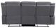 Homelegance® Dean Gray Double Manual Reclining Sofa-3