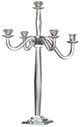 A & B Home Obelix Crystal Clear Candlestick Holder -0