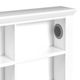 Elements International Hampton Kids White Twin Bookcase Bed-4
