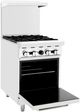 Atosa® CookRite 24'' Stainless Steel Commercial Freestanding Gas Range-4