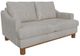 International Furniture Direct Olimpia Ivory Upholstered Loveseat-0