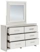 Signature Design by Ashley® Zuraleus White Dresser and Mirror-1