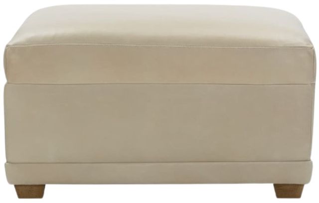 Rowe® Customizable Sylvie Leather Ottoman-1
