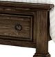 Vaughan-Bassett Rustic Hills Coffee Queen Sleigh Storage Bed-1