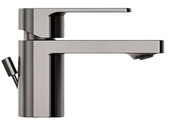 KOHLER® Parallel® Vibrant Titanium 1.0 GM Low Single-Handle Bathroom Sink Faucet-2