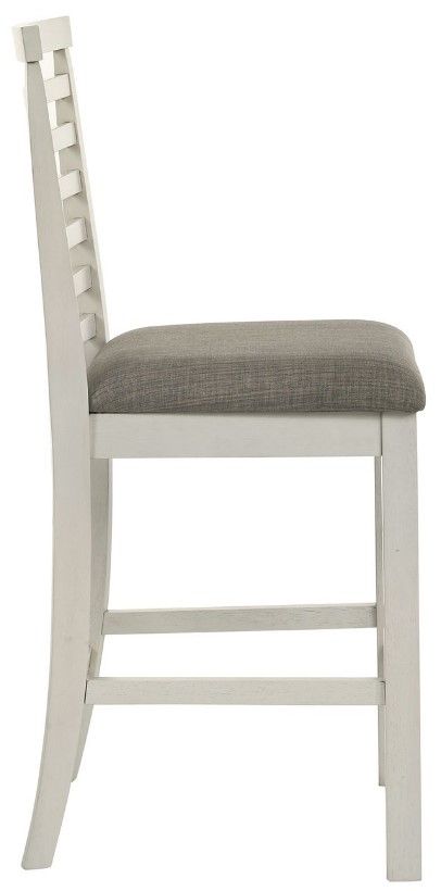 Liberty Furniture Brook Bay Gray/Textured White Counter Chair-3