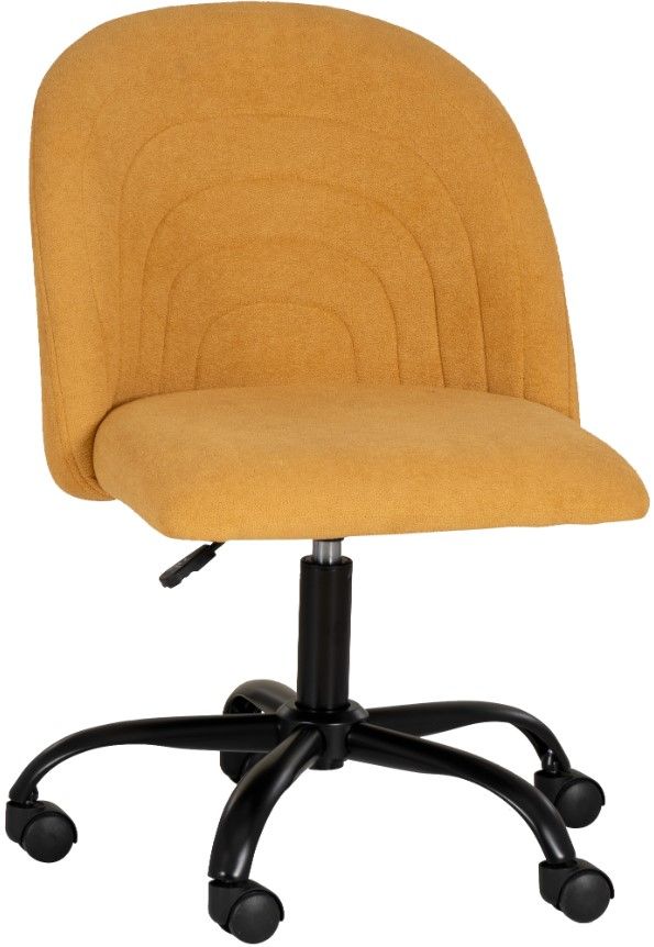 Linon Stormy Yellow Office Chair-0