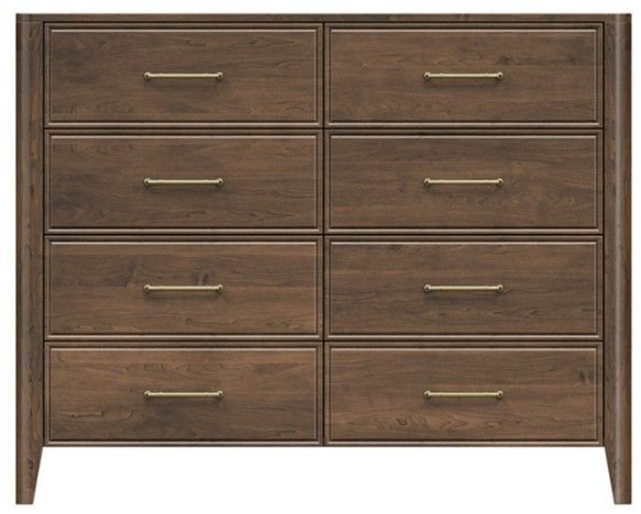 Country View Woodworking Westroom Bedroom Brown Maple 54" Dresser-0