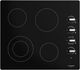 Fulgor Milano 30" Black with Aluminum Trim Cooktop -0