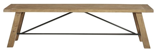 Olliix by INK+IVY Sonoma Reclaimed Grey Dining Bench-0