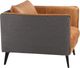 Moe's Home Collection Messina Cognac Leather Armchair-3