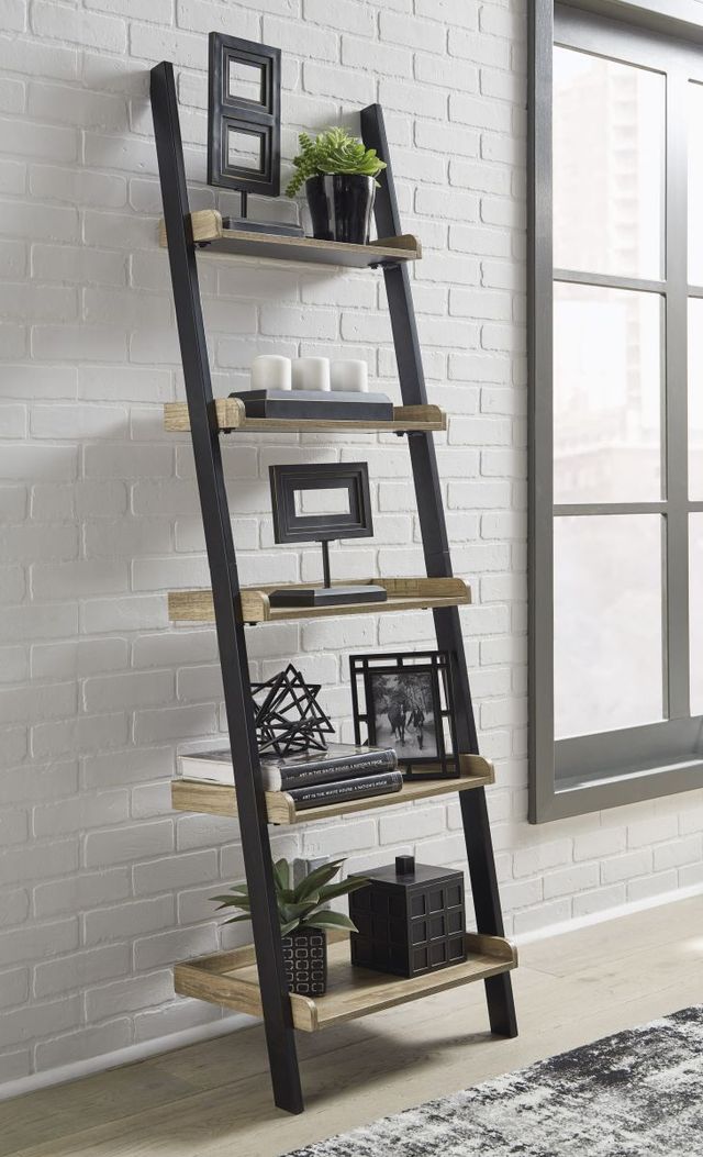 Signature Design by Ashley® Gerdanet 74" Light Brown Bookcase-4