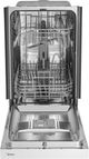 Midea® 18" White Front Control Built-In Dishwasher -4