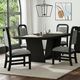 Elements International Ridgemont 5-Piece Black Grain/Gray Dining Set-1