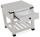 Magnussen Home® Harper Springs Silo White Shelf End Table-1