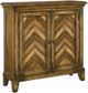Hammary® Hidden Treasures Brown Chevron Cabinet-0