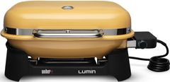 Weber® Grills® Lumin 26" Golden Yellow Tabletop Electric Grill