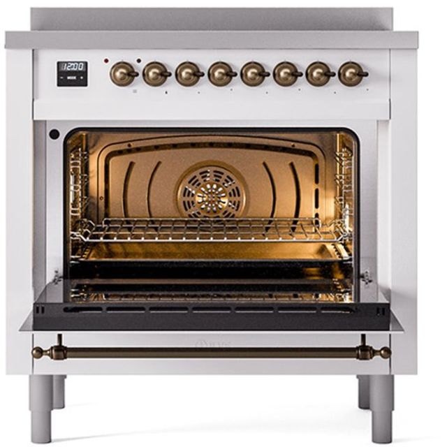 Ilve® Nostalgie II Series 36" Custom RAL Color Pro Style Induction Range-2