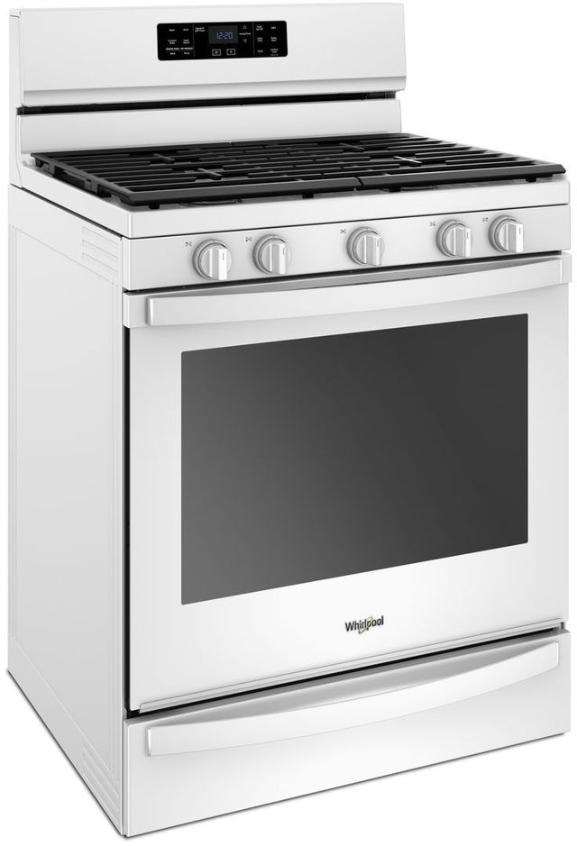 Whirlpool® 30" Freestanding Gas Range-White-3