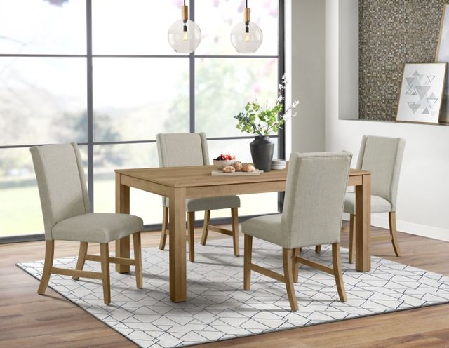 Elements International Eleanor 5-Piece Brown Dining Set-1