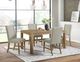 Elements International Eleanor 5-Piece Brown Dining Set-1