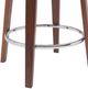 Armen Living Pico Brown/Walnut Swivel Counter Stool-4
