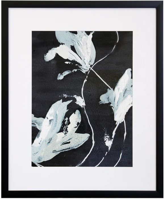 Stylecraft Black/Blue-Green/White Framed Print-0