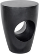 Moe's Home Collection Aylard Black Fiberstone Outdoor Stool-1