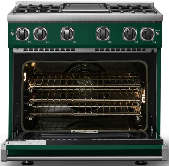 Viking® 7 Series 36" Ivy Pro Style Natural Gas Range with Griddle-1