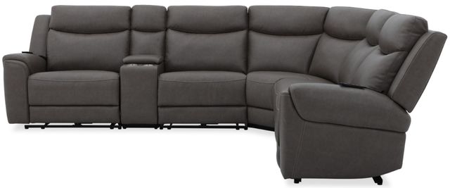Parker House® Momentum 6-Piece Dark Granite Power Reclining Zero-Gravity Modular Sectional with Power Headrest and Lumbar-3