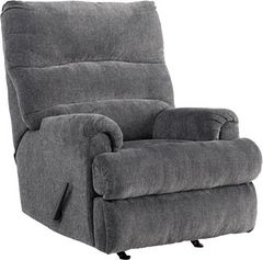 Signature Design by Ashley® Man Fort Graphite Manual Recliner