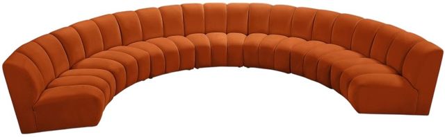 Meridian Furniture Infinity 7-Piece Cognac Modular Sectional-3