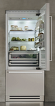 Bertazzoni 36 in. 17.7 Cu. Ft. Stainless Steel Built In Bottom Mount Refrigerator-2