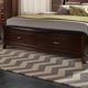 Liberty Furniture Avalon Dark Truffle King Panel Storage Bed-2