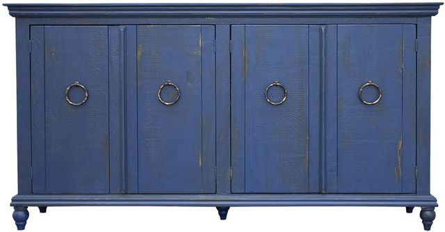 International Furniture Direct Capri Blue Console-0