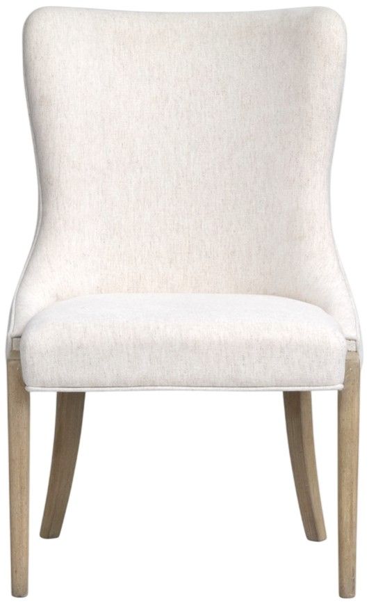Magnussen Home® Sunset Cove Beige/Sanibel Brown Upholstered Host Side Chair-2