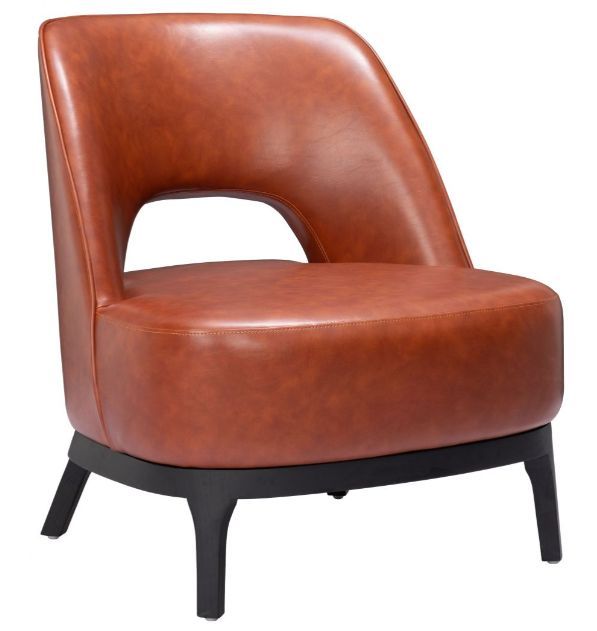 Zuo® Modern Mistley Brown Accent Chair-0