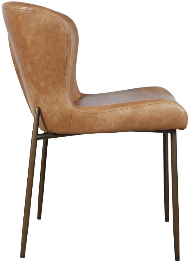 Jofran Inc. Easley Cognac Dining Side Chair-3