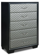 New Classic® Home Furnishings Luxor Black Chest-0