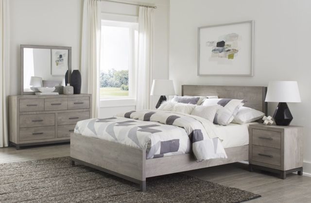 Mazin Furniture Zephyr Gray Twin Panel Bed-2