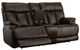 Flexsteel® Clive Brown Power Reclining Loveseat with Console and Power Headrests and Lumbar-2