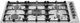 Bertazzoni Master Series 36" Stainless Steel Gas Drop In Cooktop-0