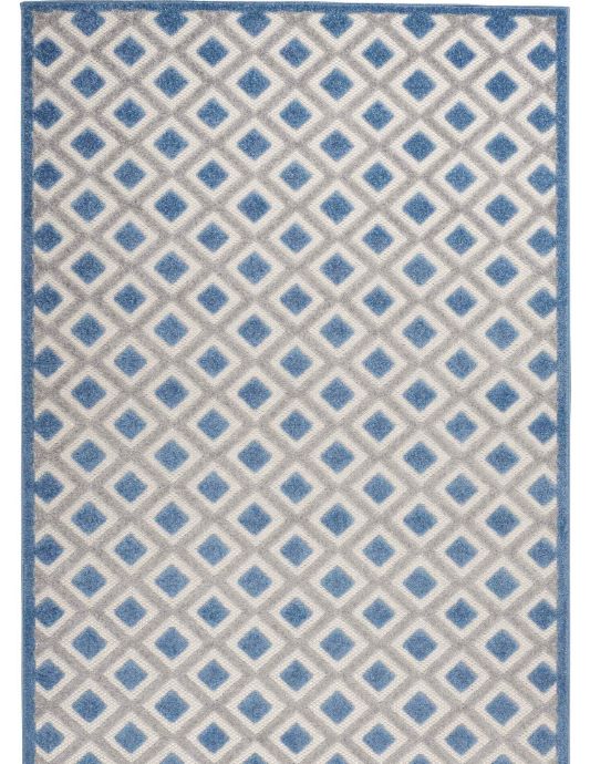 Nourison Home™ Aloha Blue Gray 5'x8' Style 3 Area Rug-0