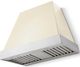 La Cornue CornuFé Euclid 36" Morning Dew Wall Mounted Range Hood with Polished Chrome Trim-0