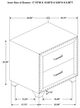 Coaster® Melody 4-Piece Gray Queen Bedroom Set-3