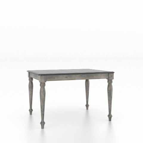 Canadel Customizable Gourmet 48" VA Turnip Foot Dining Table -3