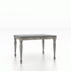 Canadel Customizable Gourmet 48" VA Turnip Foot Dining Table -3