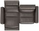 Catnapper® Nico Khaki/Walnut Power Headrest Reclining Sofa-5