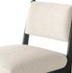 Four Hands Valeene Black Cast Aluminum/Crypton Nomad Snow Barstool-5